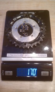 Steel 32T truativ chainring with adapter and bolts