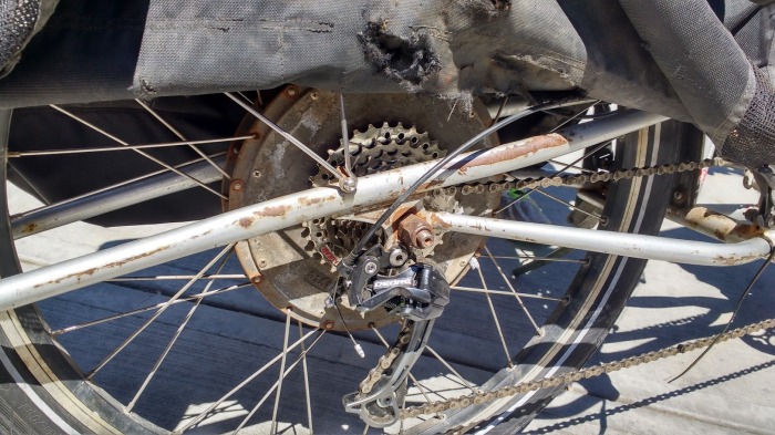 It's the real deal, if you're bike is clean and rust free, you're doing it wrong