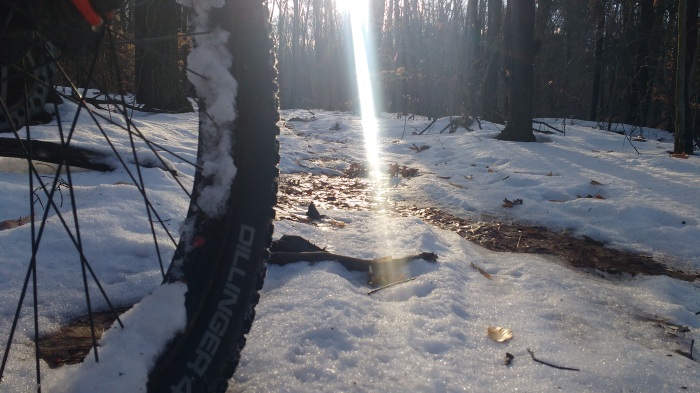 No matter if it's snow, slush, ice or bare ground you can ride and have a good time of it